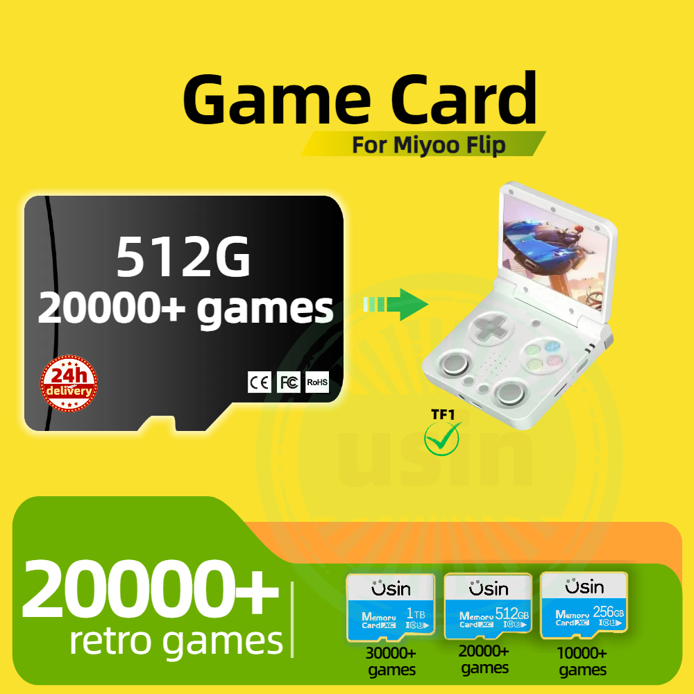 Game Card For Miyoo Flip 30000 - Gaming Console Latest ulasan dan harga